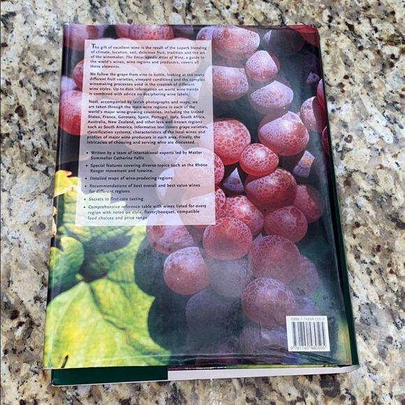 The Encyclopedic Atlas of Wine Hardcover Book - Picture 10 of 11